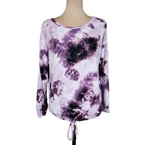 Lilac & London Medium Purple Tie Dye Sweatshirt